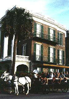 Mule drawn carriage